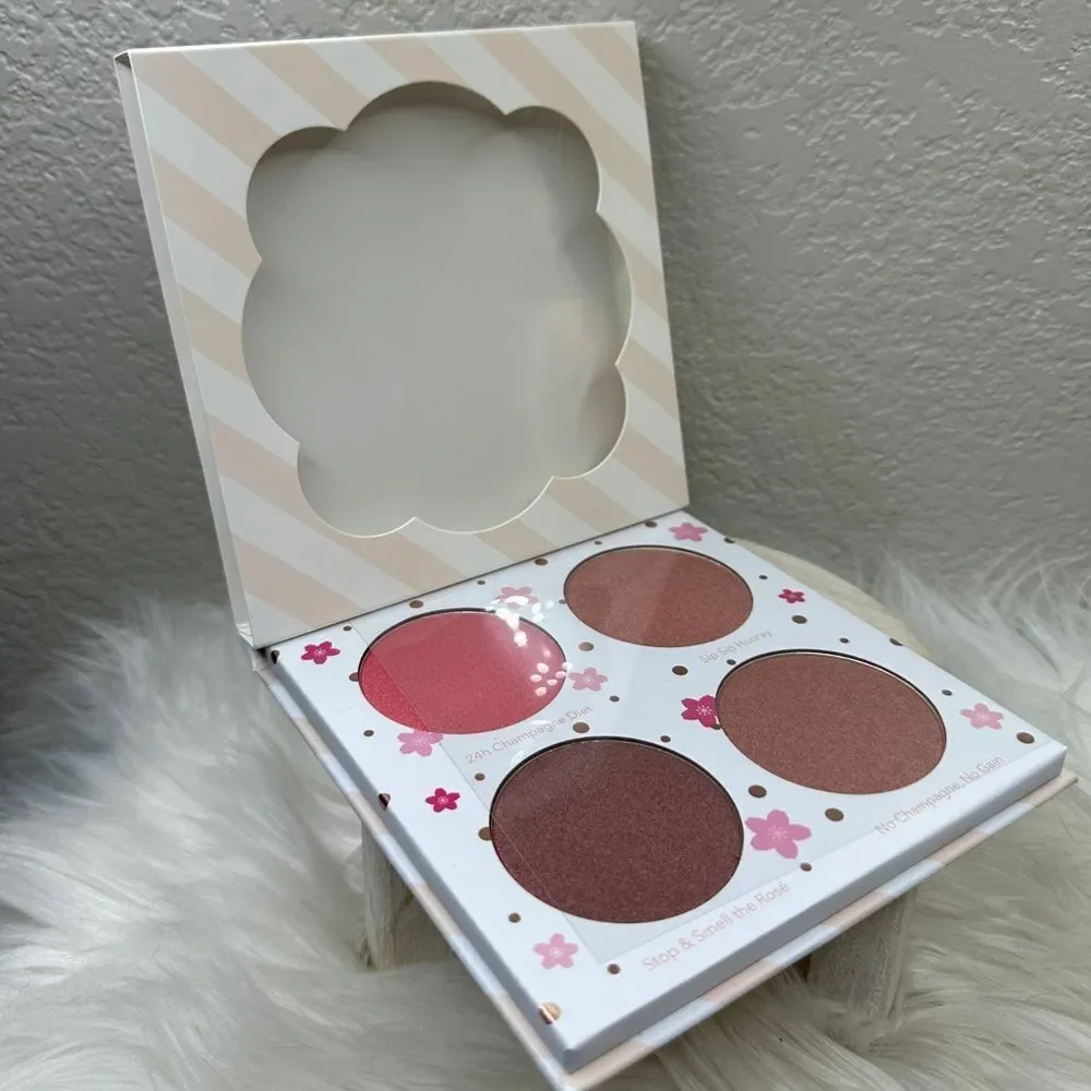 $10 🌙 Beauty Bakerie Cotton Candy Champagne Blushlighter‎ Palette 🆕 FULL SZ
